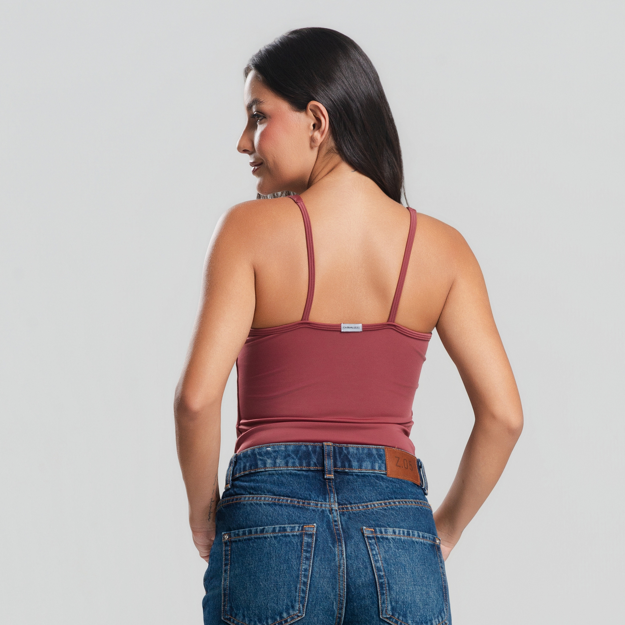 Kit 2 Blusas Regatas Modeladoras Compressão - Vermelho e Vinho
